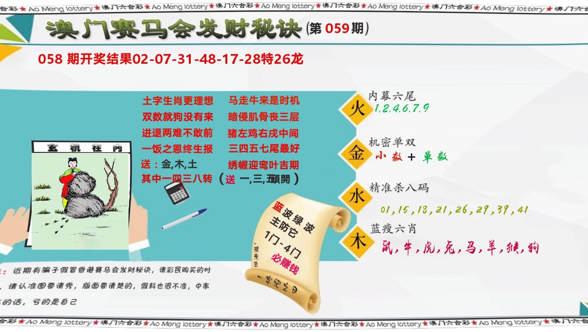发财秘诀 第59期