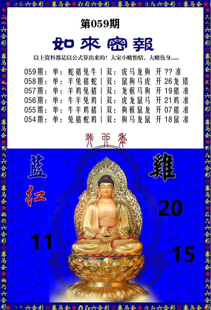 如来密报 第59期