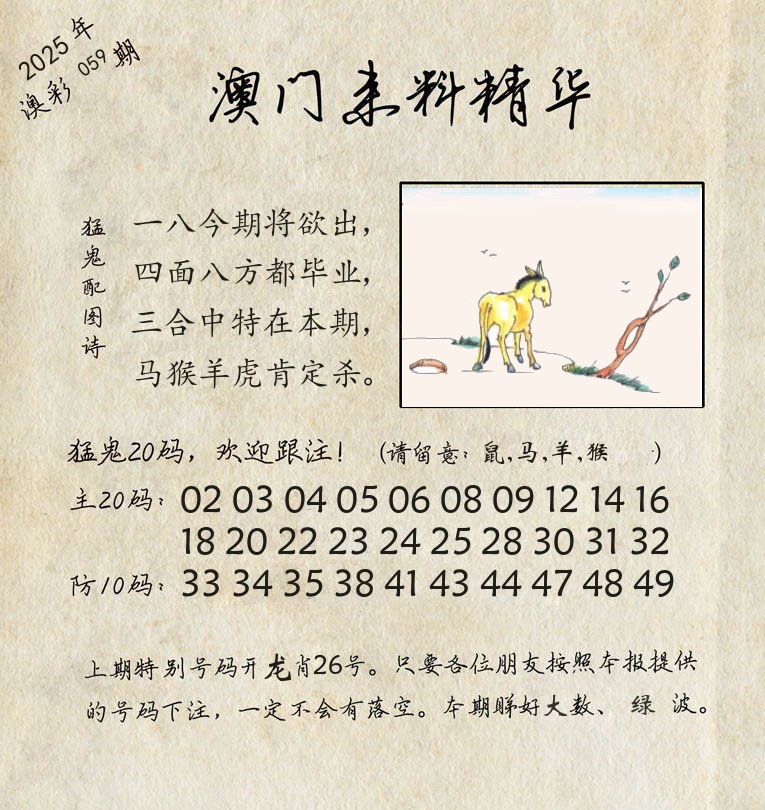 精华来料 第59期