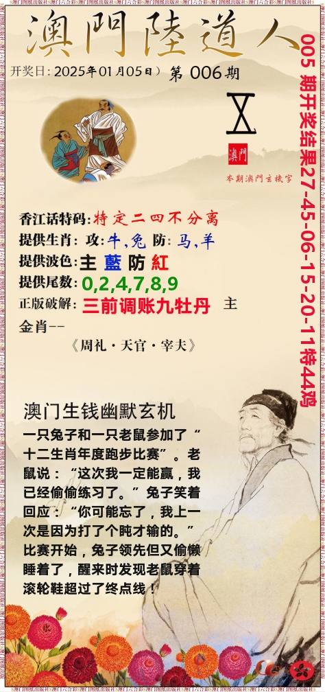 澳门陆道人 第6期