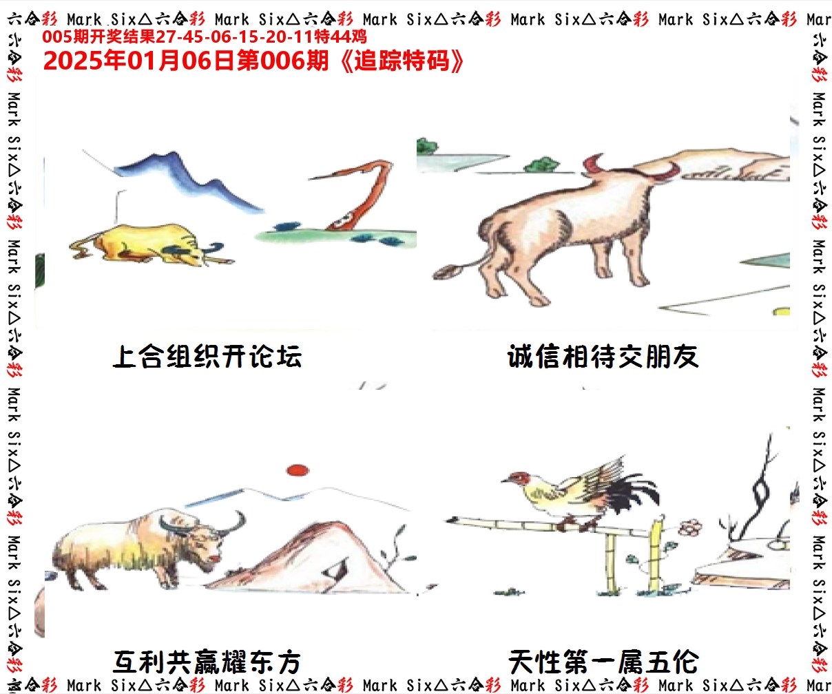 追踪特码 第6期