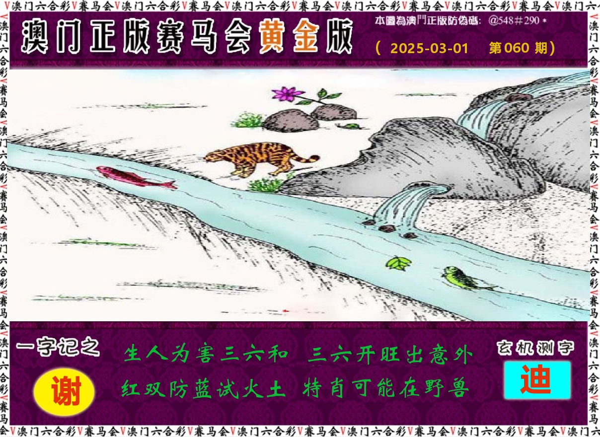 赛马会黄金版 第60期
