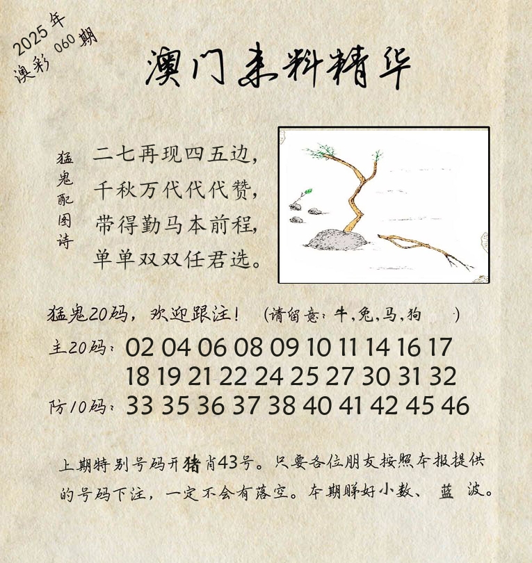 精华来料 第60期