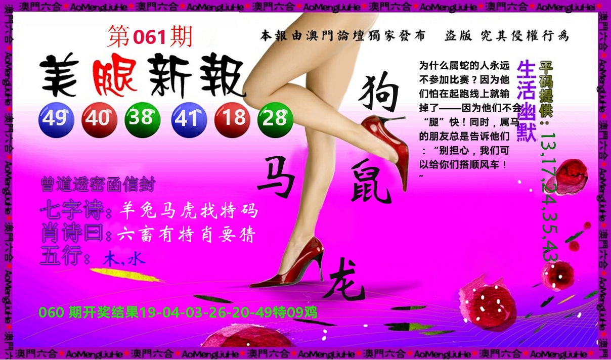 美腿新报 第61期