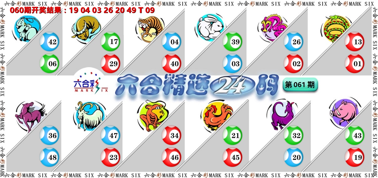 六合精选24码 第61期