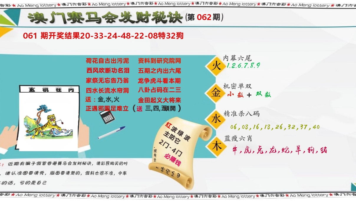 发财秘诀 第62期