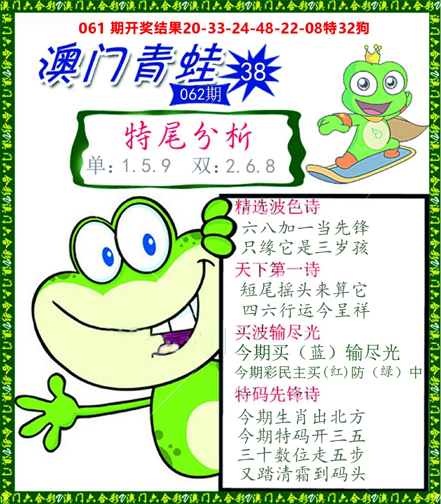 青蛙系列38 第62期