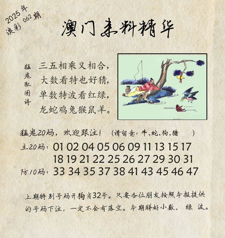 精华来料 第62期