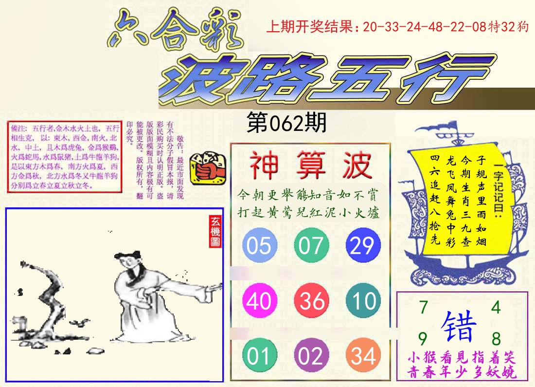 波路五行 第62期
