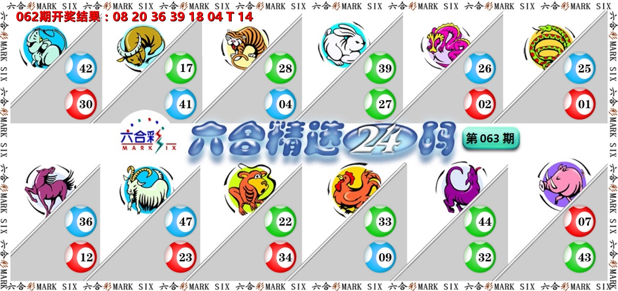 六合精选24码 第63期
