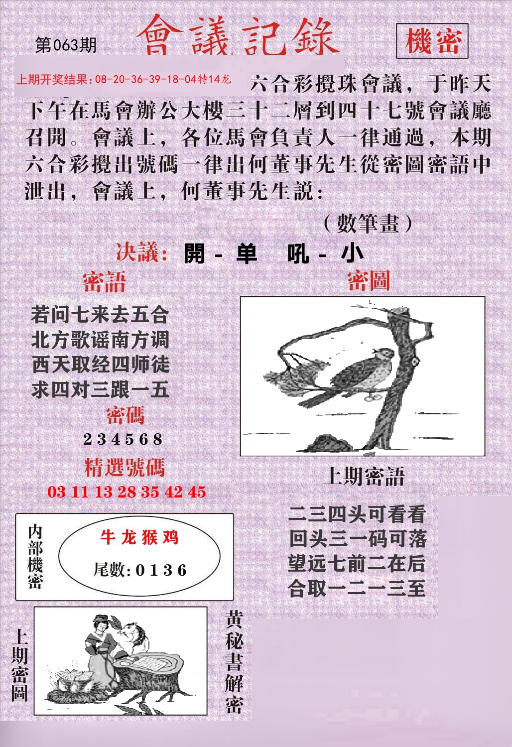 会议记录 第63期