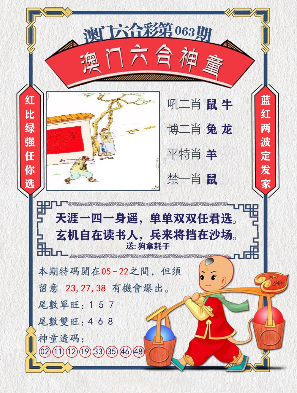 六合神童 第63期