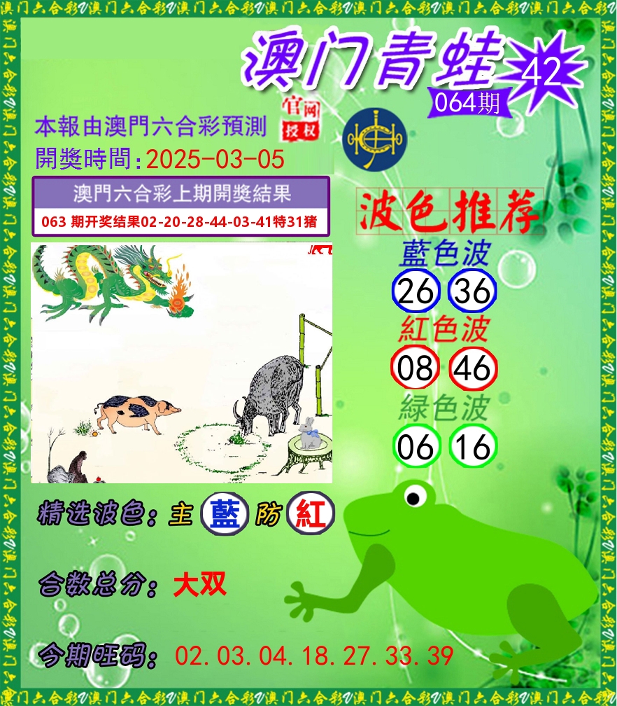 青蛙系列42 第64期