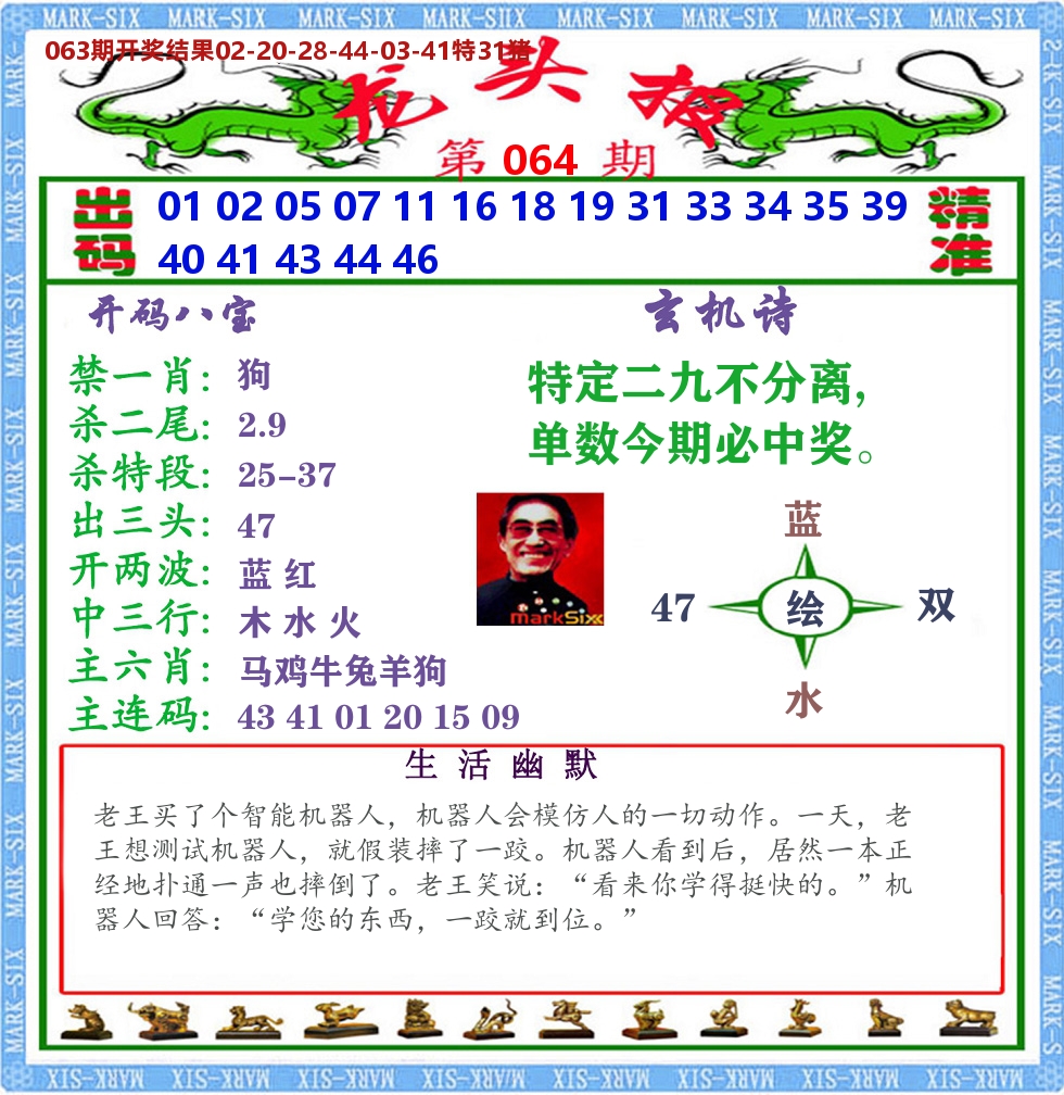 澳门龙头报 第64期