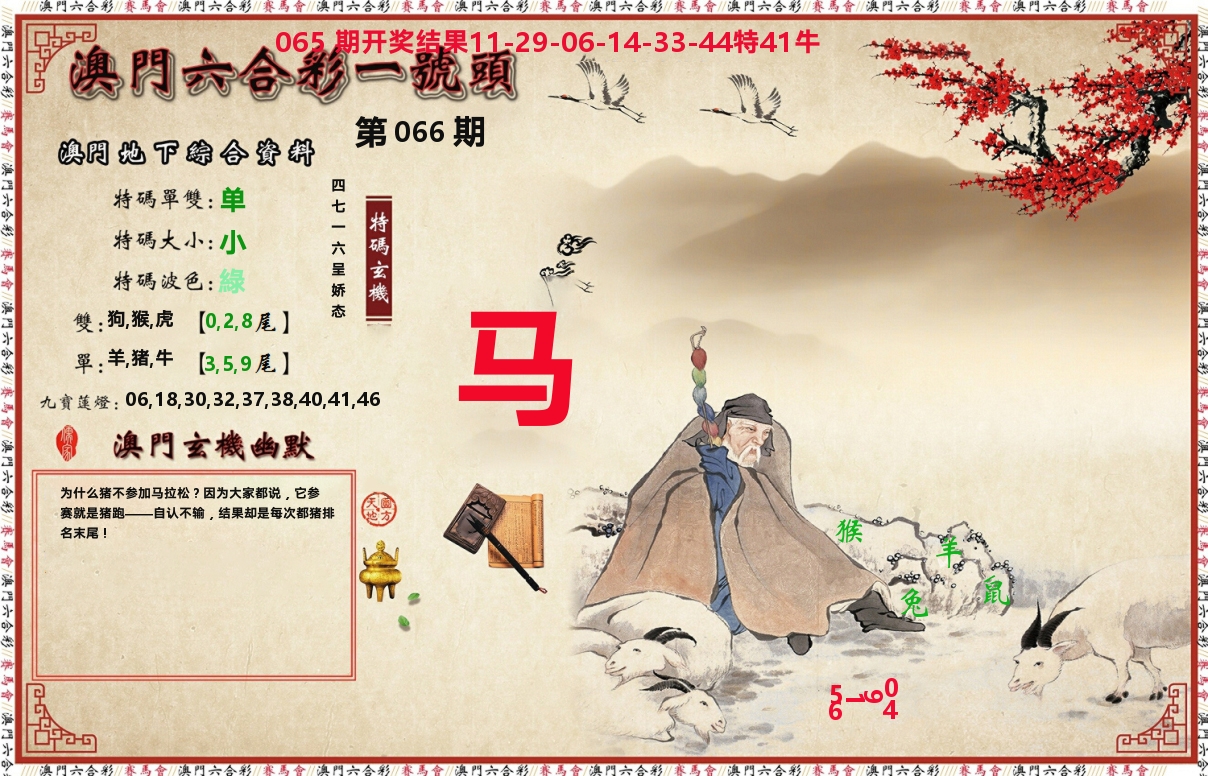 一号头 第66期