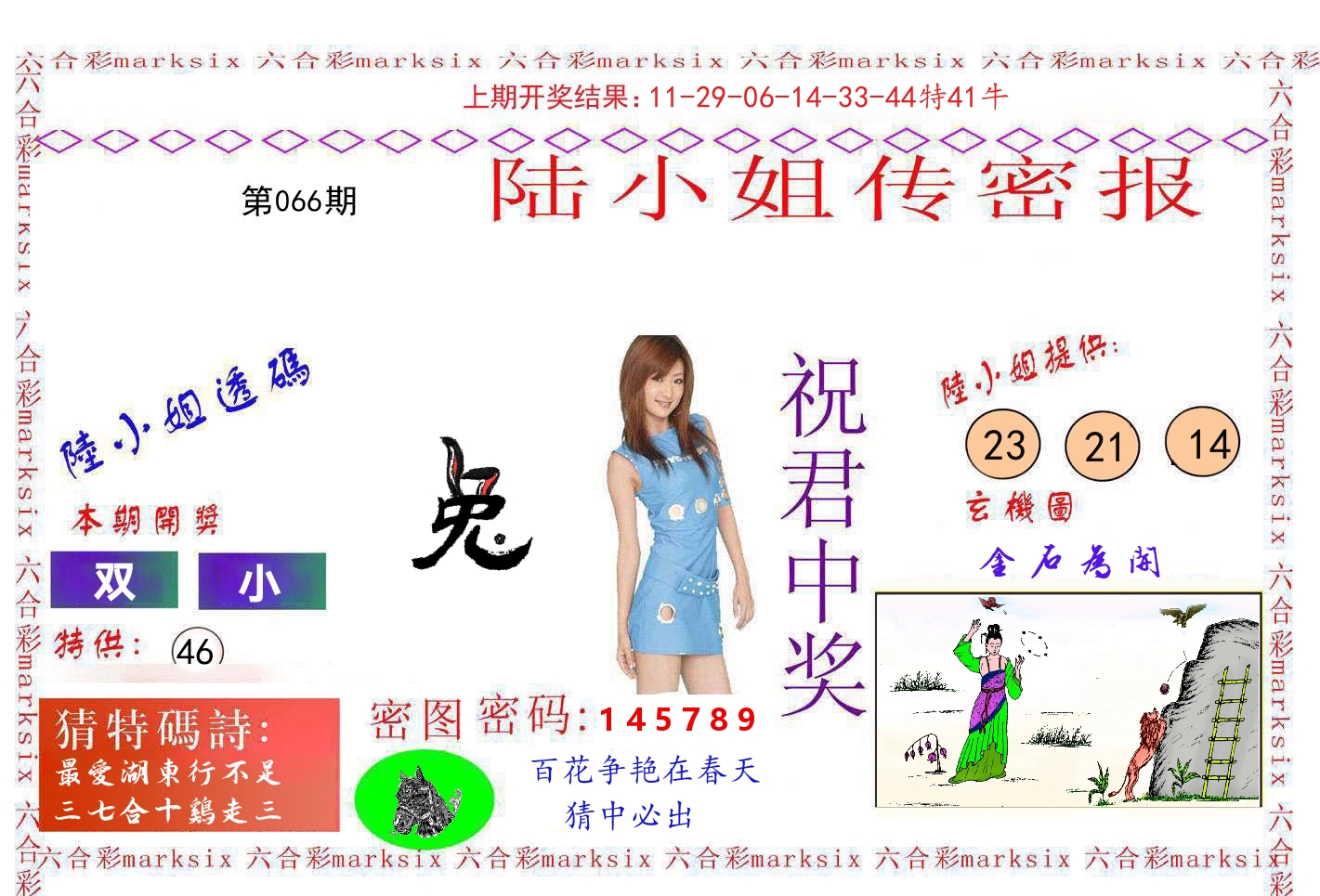 陆小姐密报 第66期