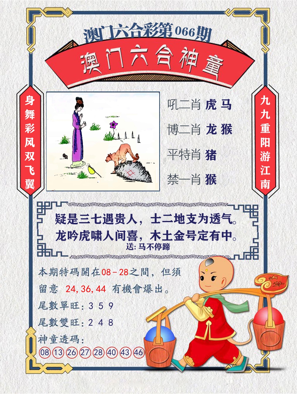 六合神童 第66期