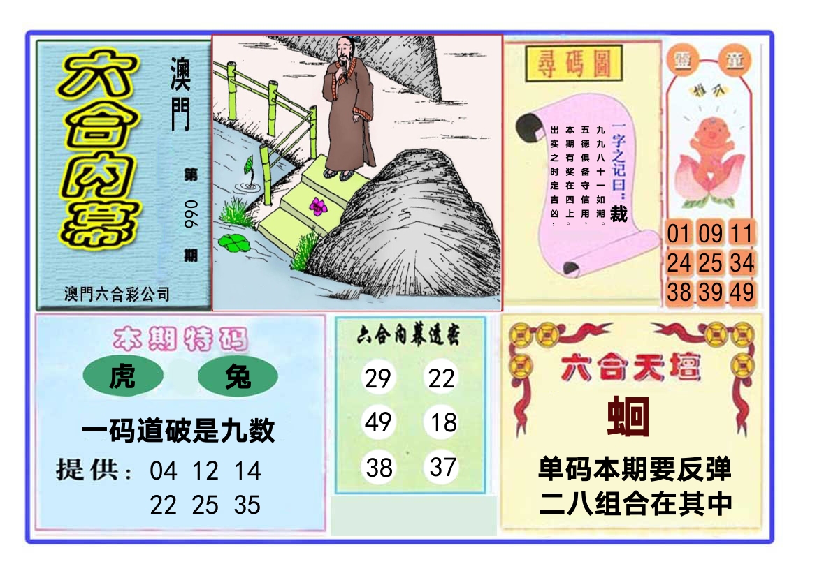 六合内幕 第66期