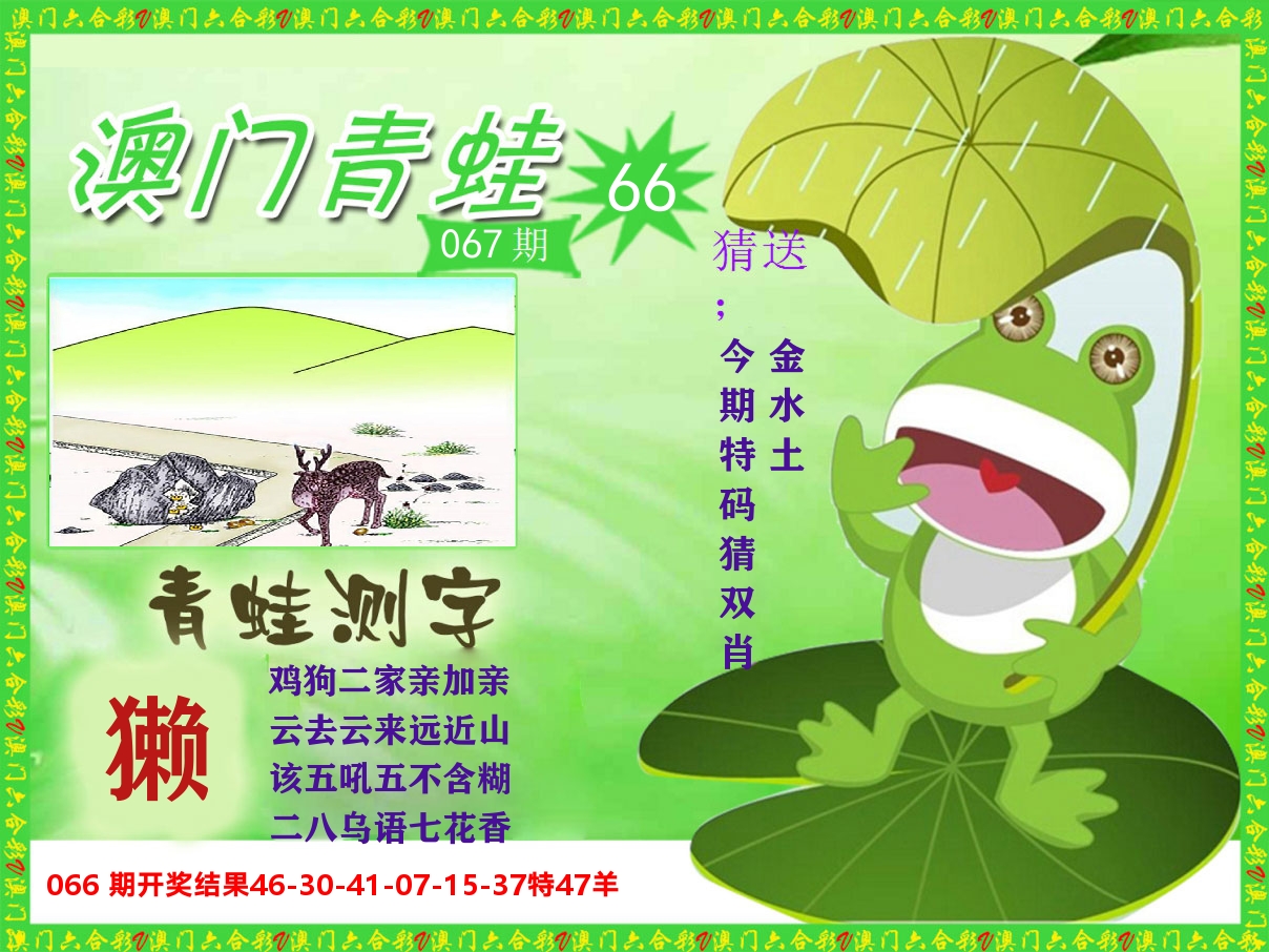 青蛙系列66 第67期