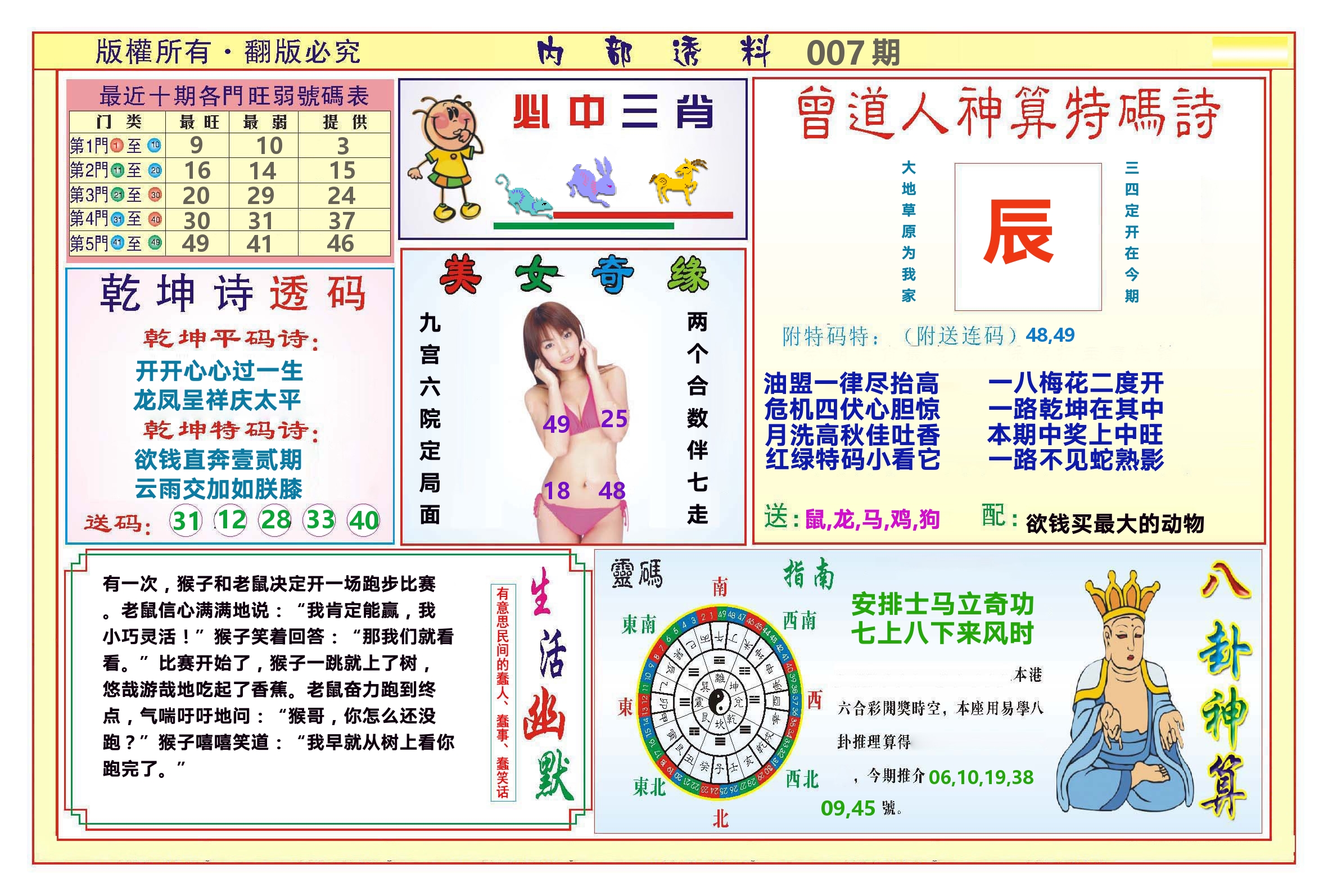 澳门内部透料B 第7期
