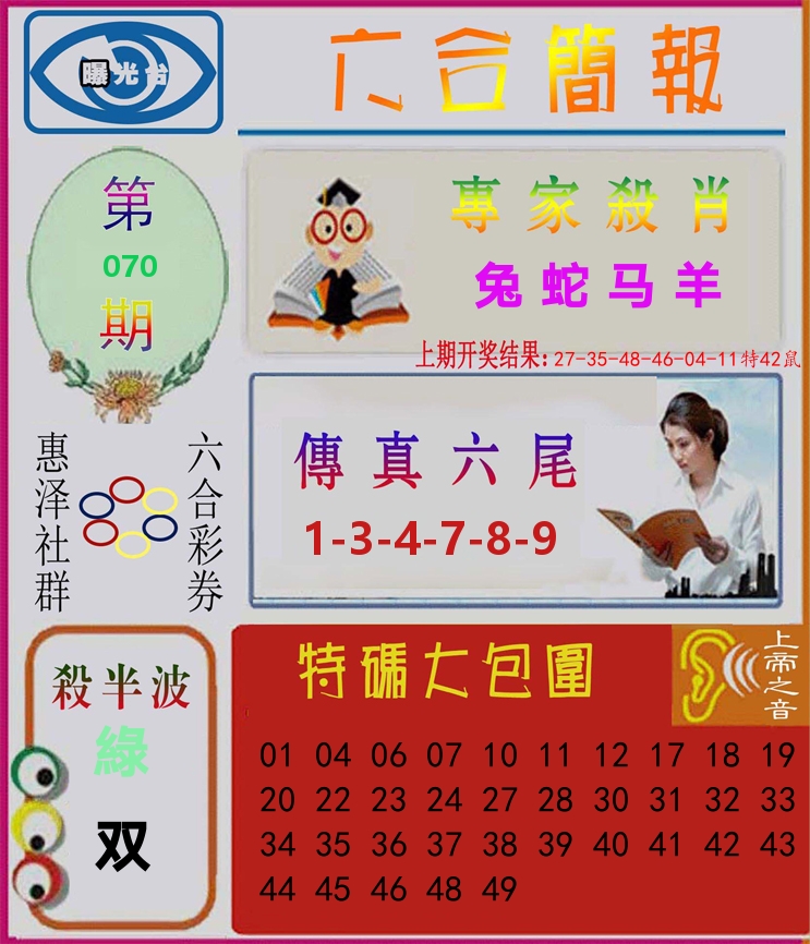 六合简报 第70期