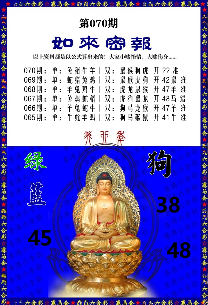 如来密报 第70期
