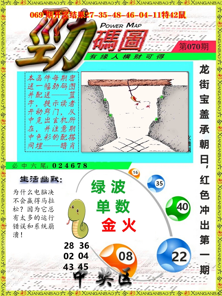 劲码图 第70期
