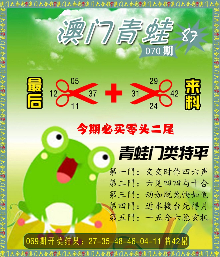 青蛙系列87 第70期