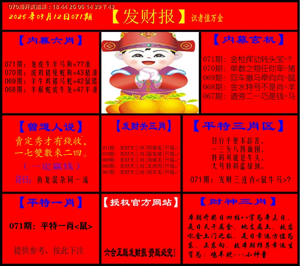 发财报 第71期