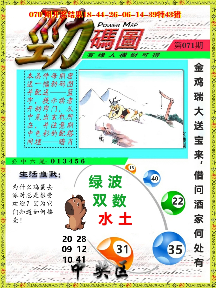劲码图 第71期