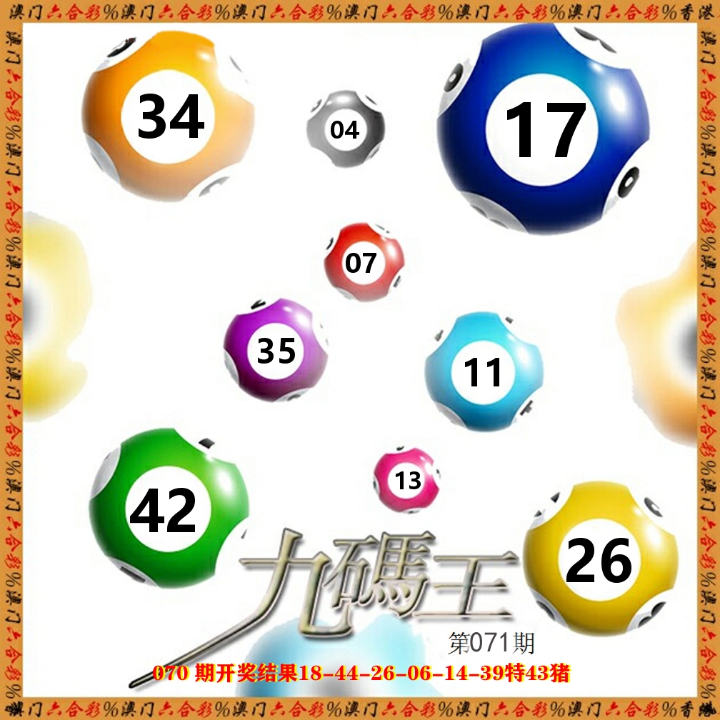 九码王 第71期