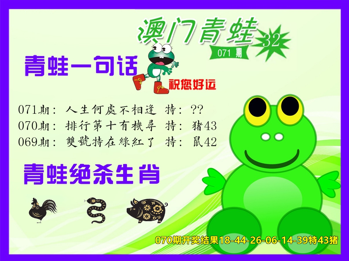 青蛙系列32 第71期