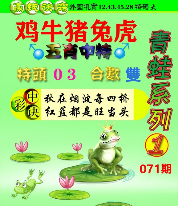 青蛙彩图 第71期