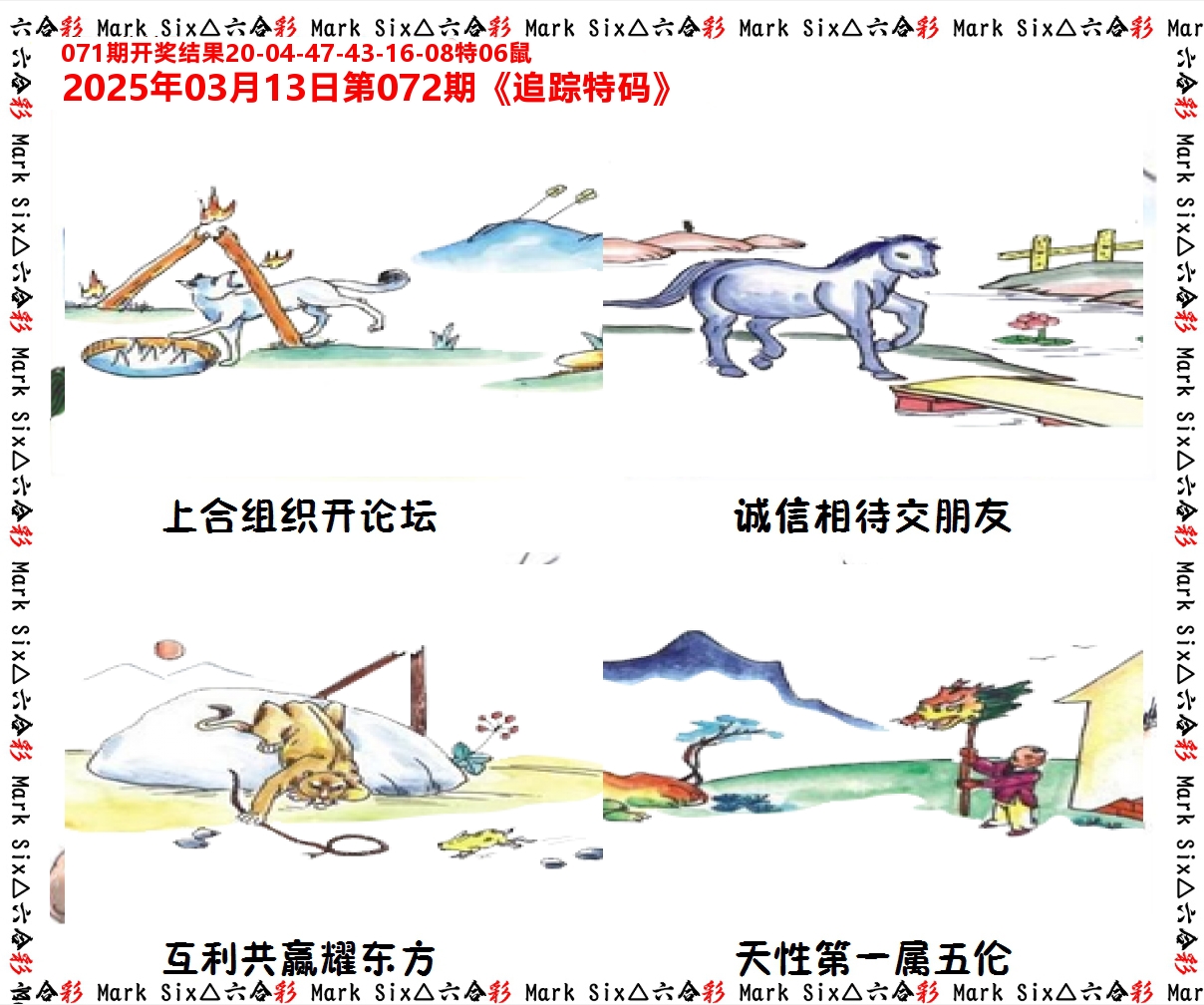 追踪特码 第72期