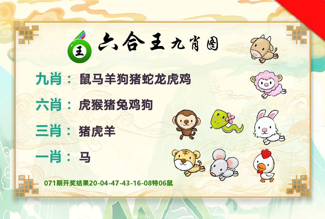六合王九肖图 第72期