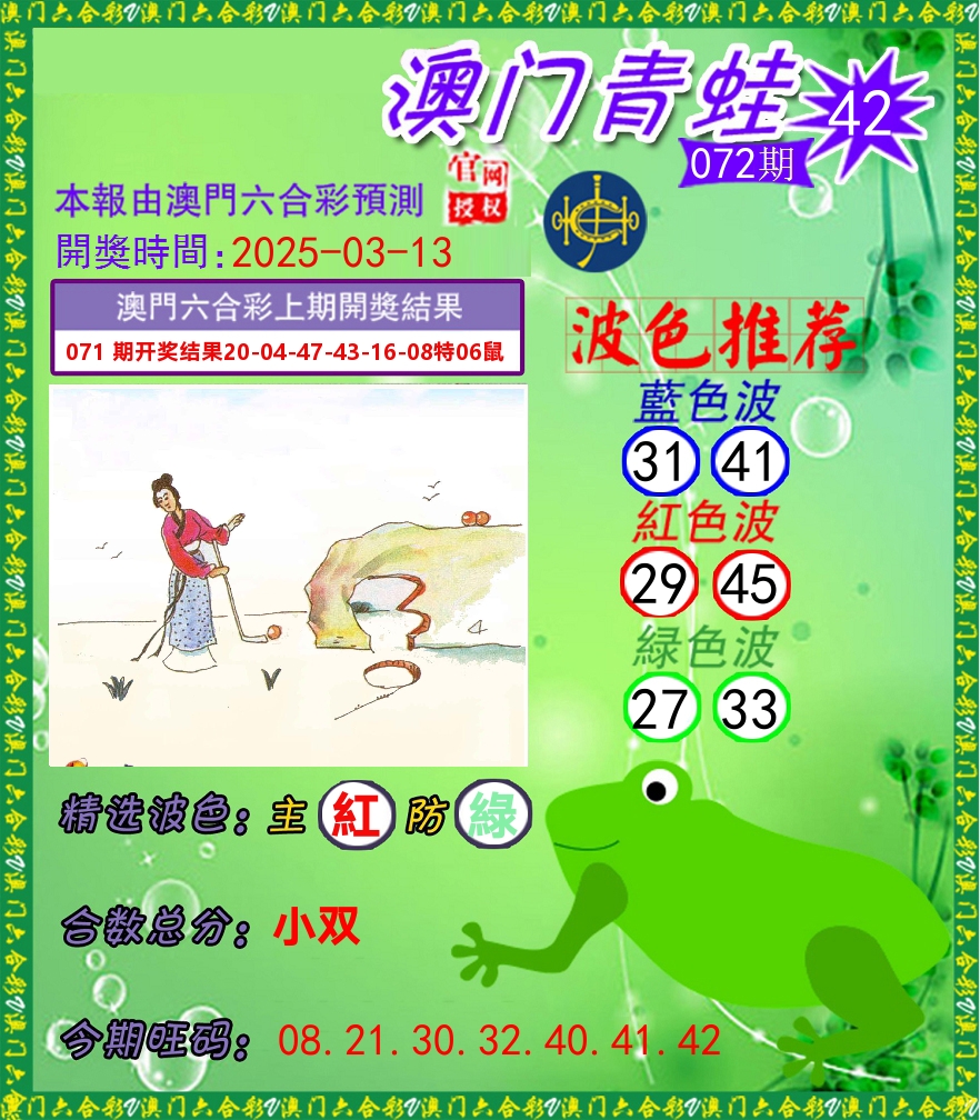 青蛙系列42 第72期