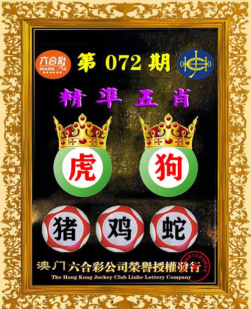 精准五肖 第72期