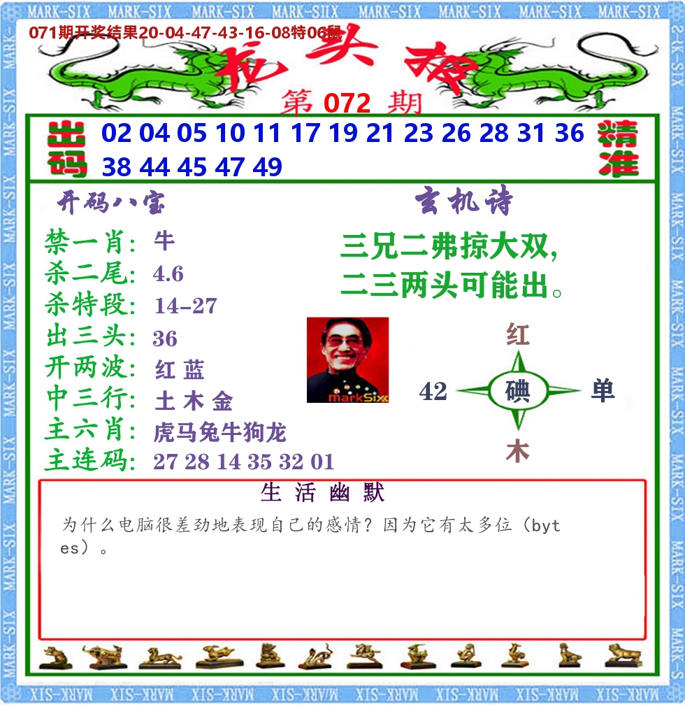 澳门龙头报 第72期