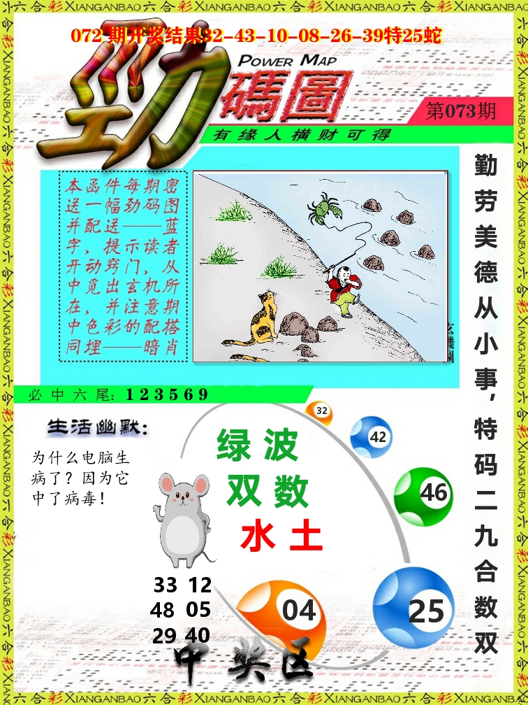 劲码图 第73期