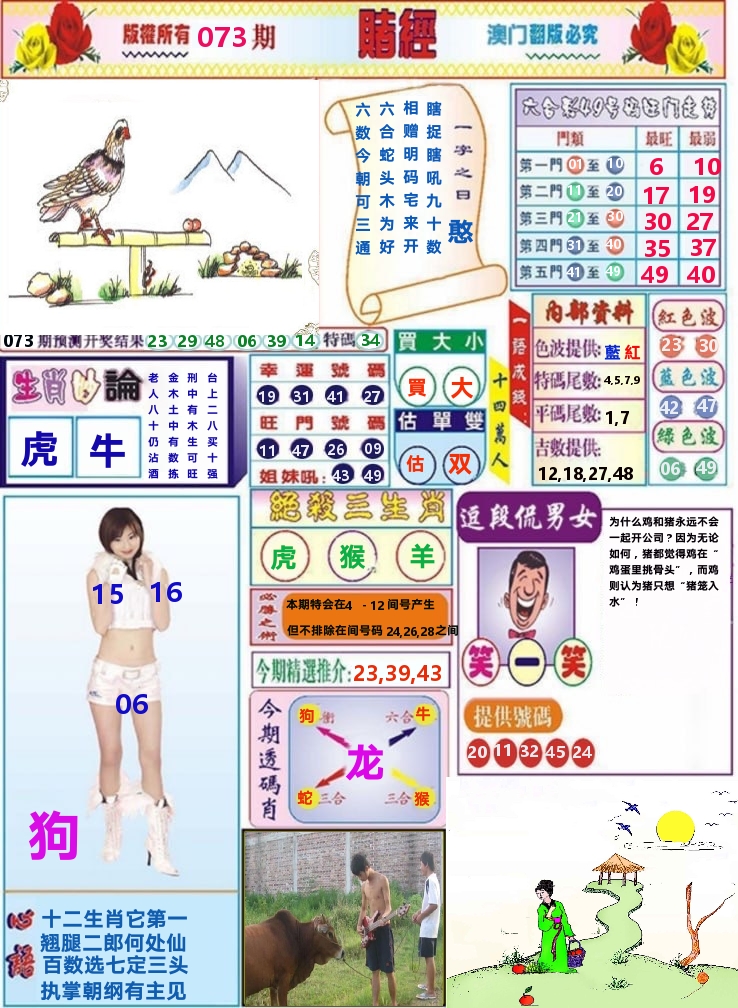 澳门赌经 第73期