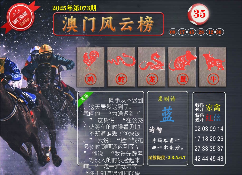 澳门风云榜 第73期