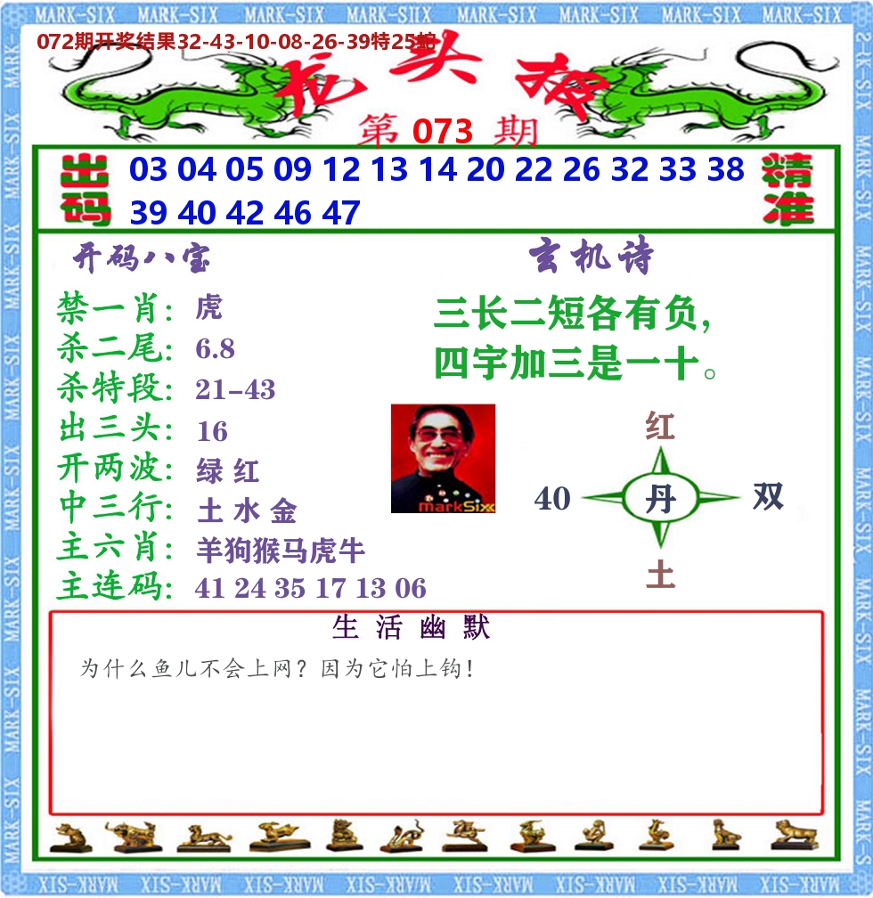 澳门龙头报 第73期