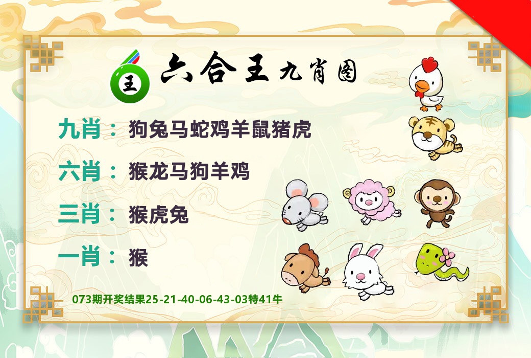六合王九肖图 第74期