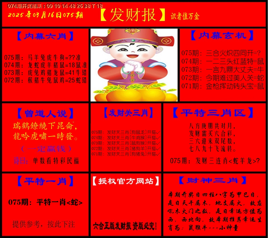 发财报 第75期