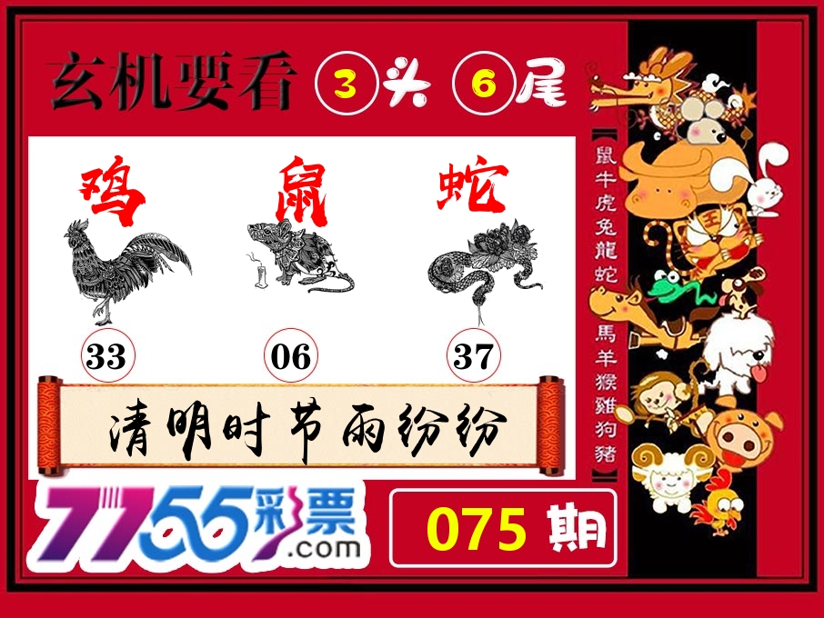 玄机要看 第75期