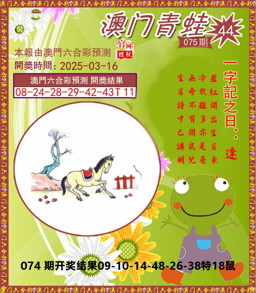 青蛙系列44 第75期
