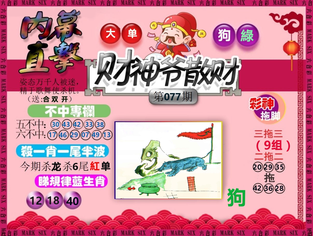 财神爷散财 第77期