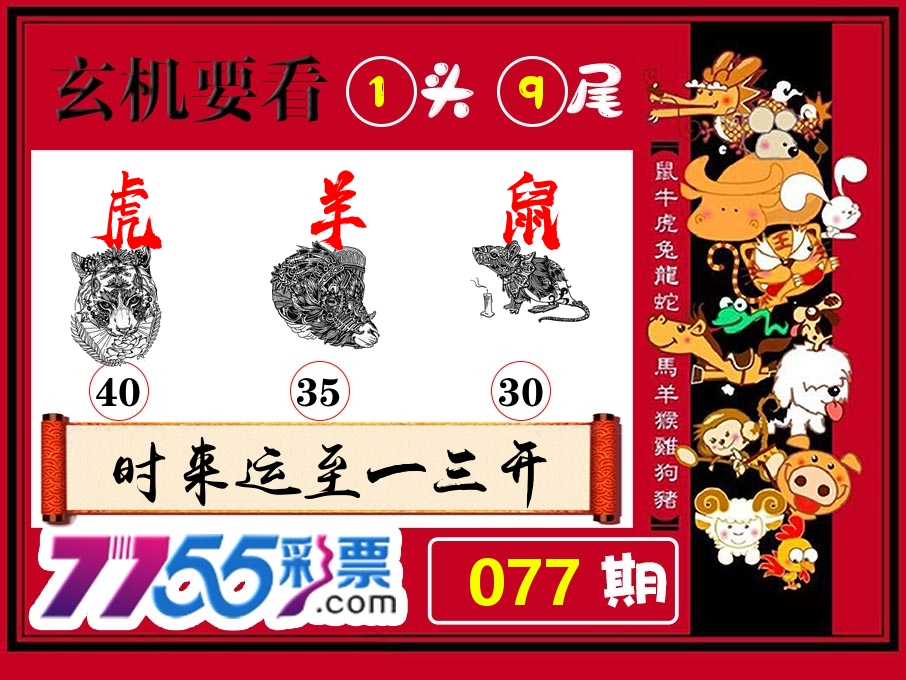 玄机要看 第77期