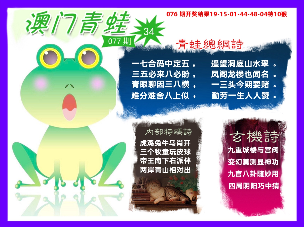 青蛙系列34 第77期