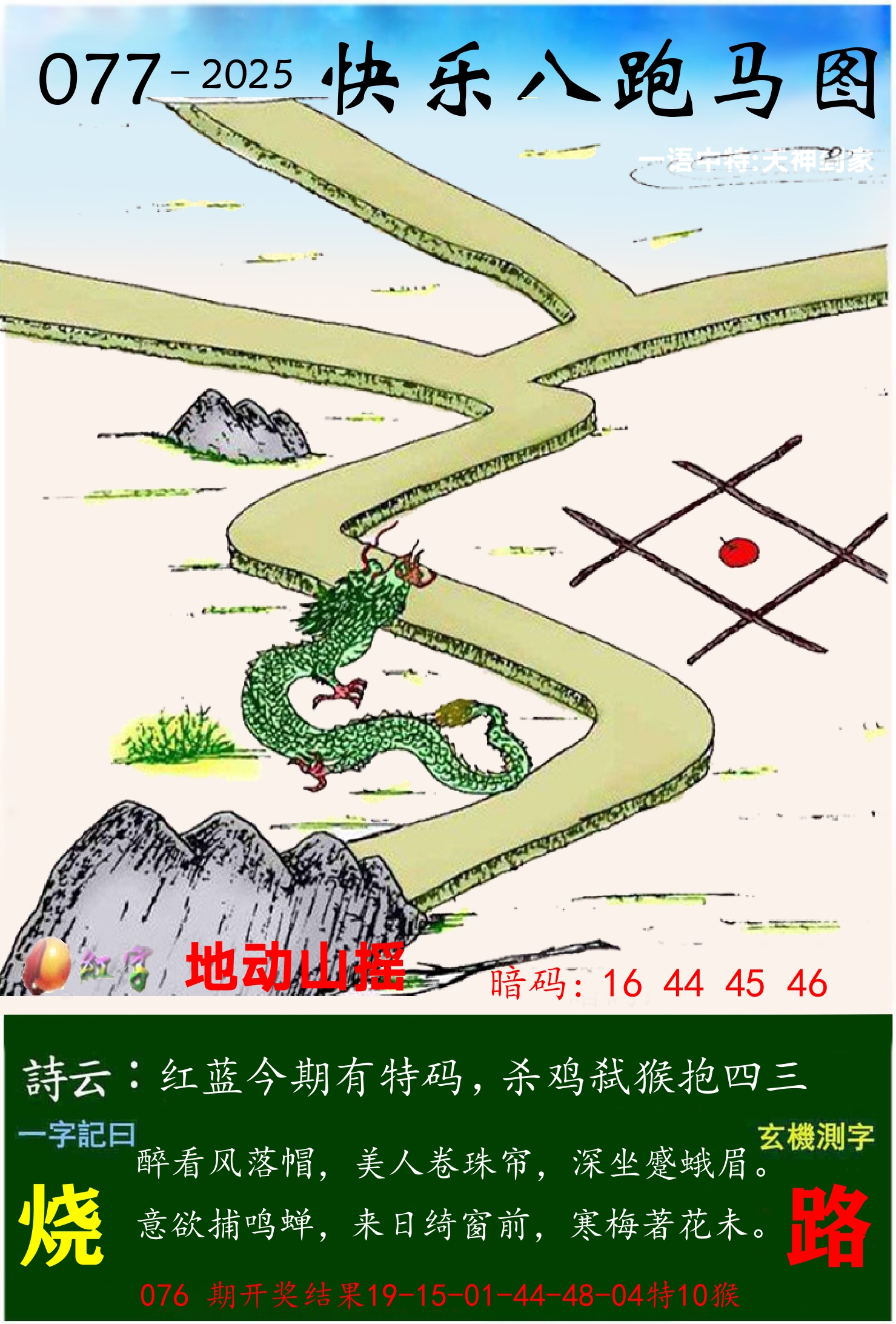 澳门跑马 第77期